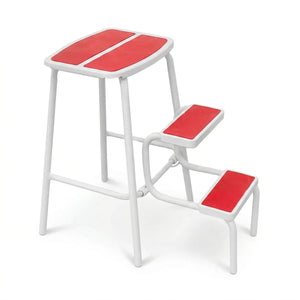 Piso escala Titán Blanco-Rojo