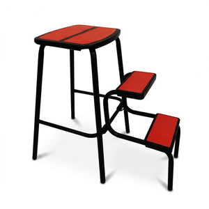 Piso escala Titán Negro / Rojo