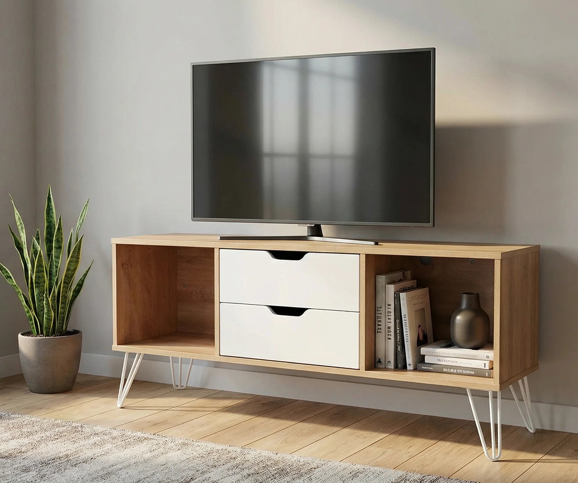 Rack TV Vintage Jerez | Fabricado en Chile por AGM