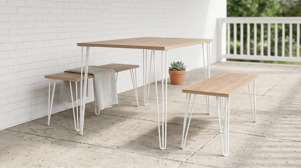 Set Comedor 120 cm Vintage Jerez