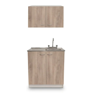 Set mueble de cocina Base Mural 80cm Izq.