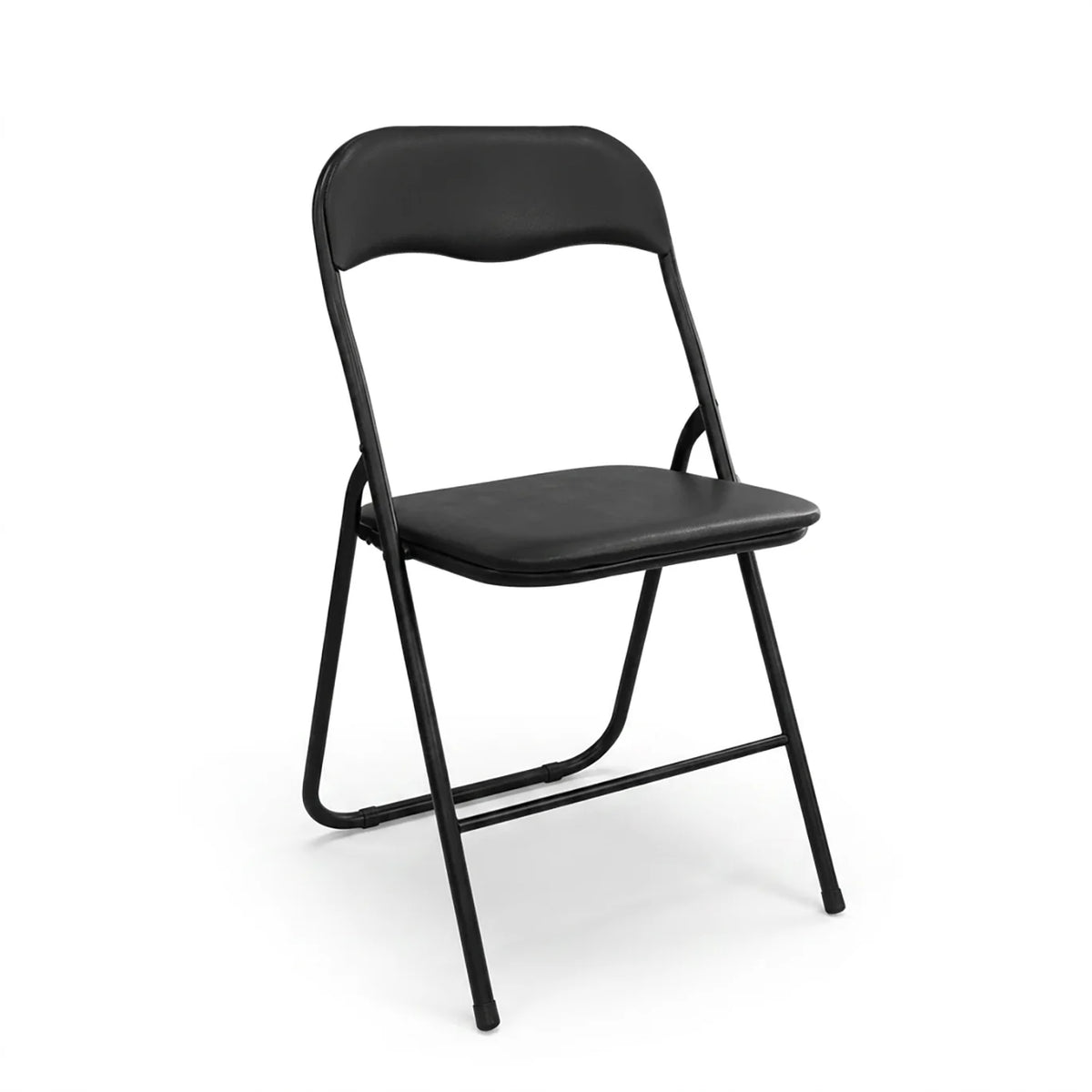 Silla Plegable Event Tapizada Negra