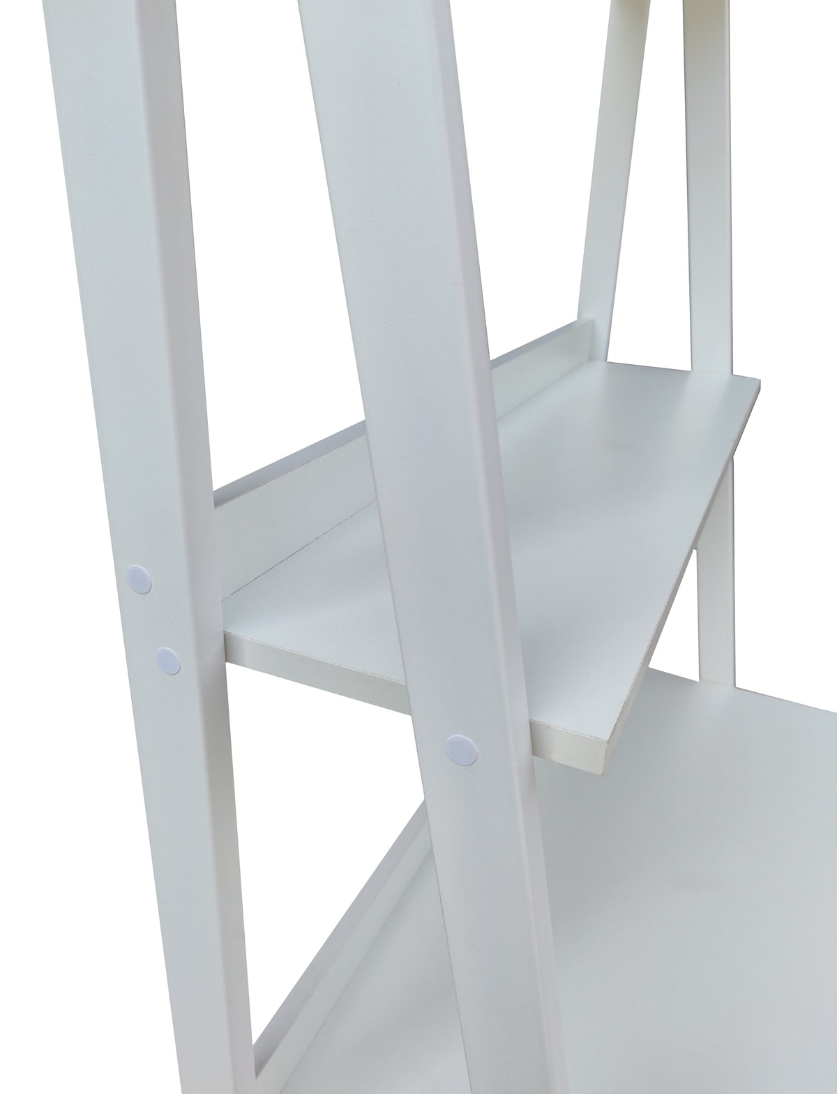 Estante Deco blanco firme y sofisticada