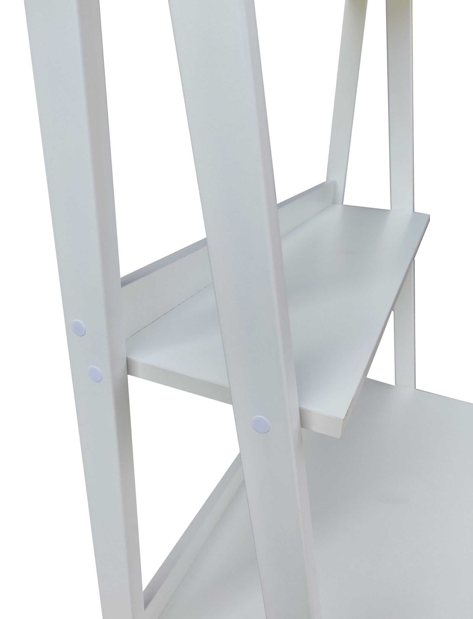 Estante Deco blanco firme y sofisticada