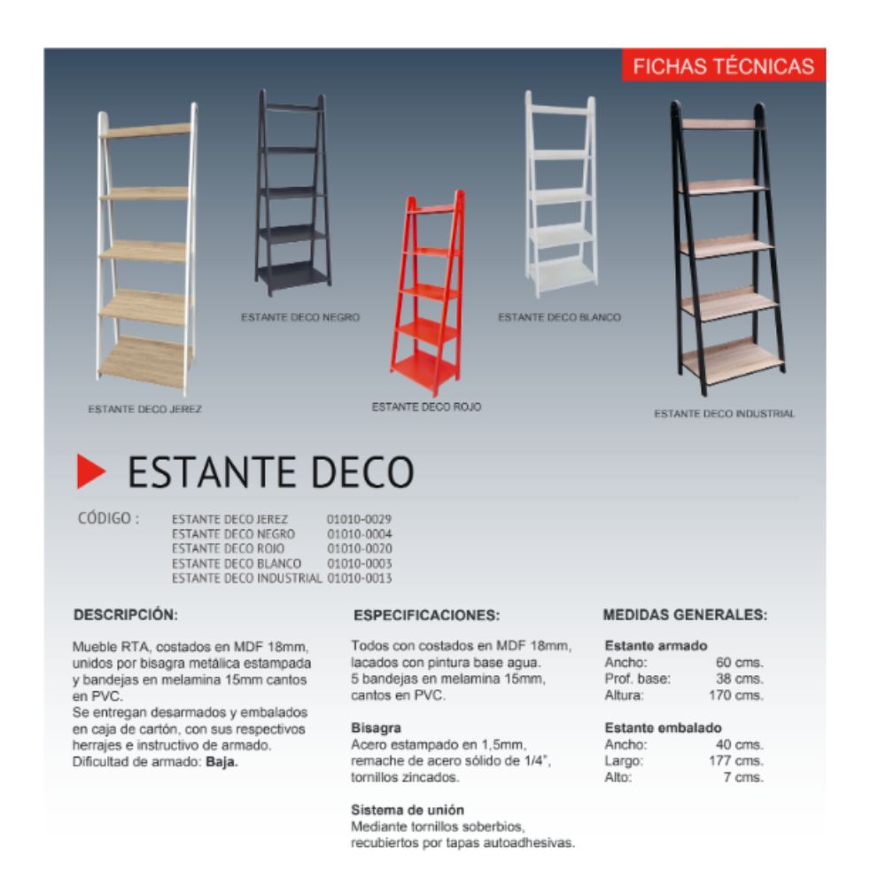 Estante Deco Provenza estilo moderno