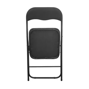 Silla Plegable Event Tapizada Negra