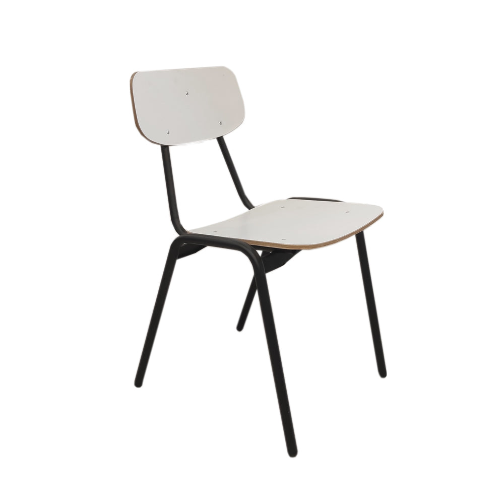 Silla Casino blanca diseño clásico