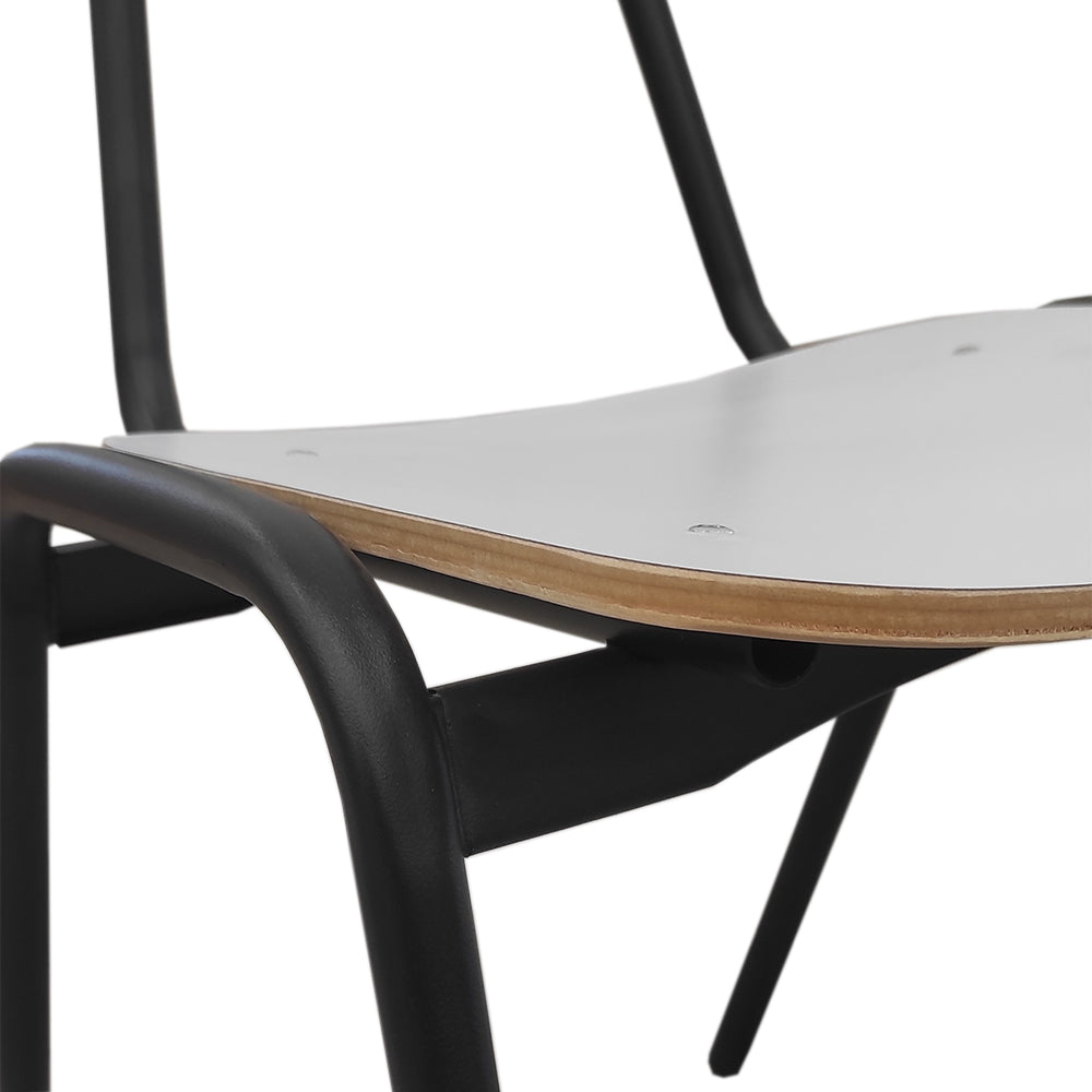 Silla Casino blanca diseño clásico