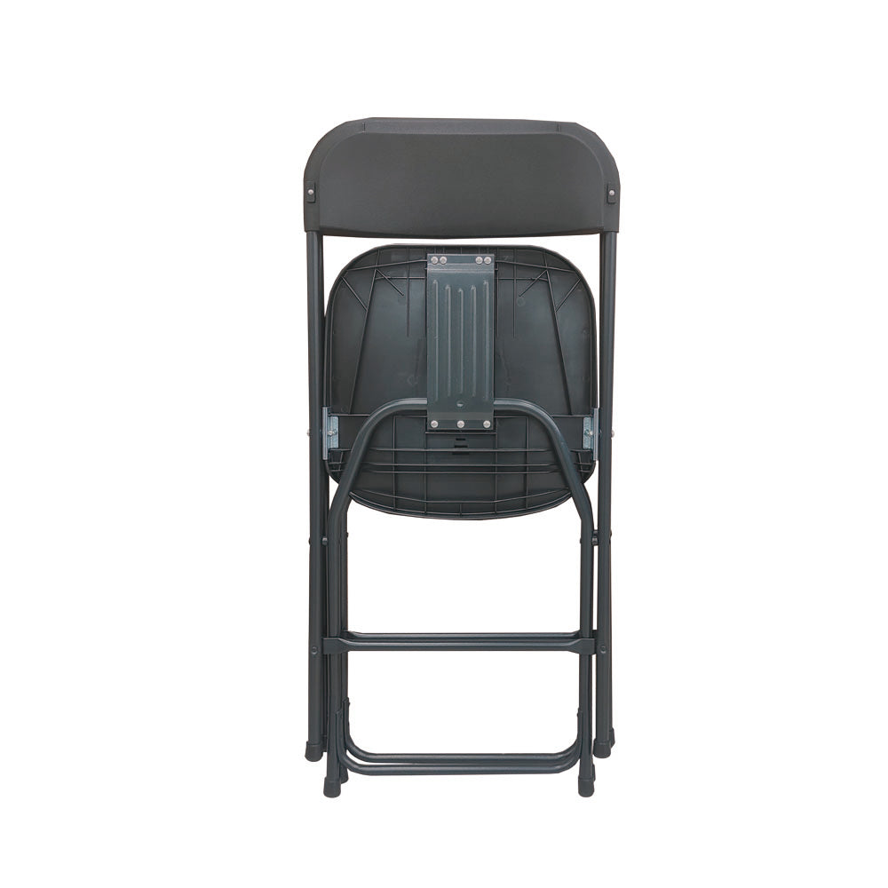 Pack 10 sillas plegables negro para evento