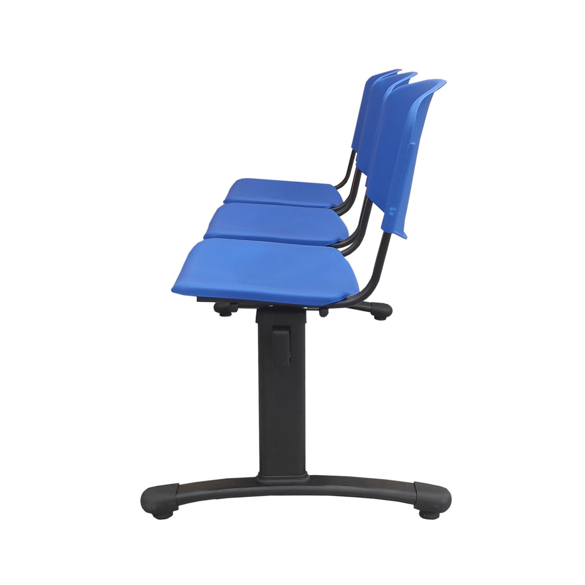 Banqueta ISO Splits 3 PP Negro Azul diseño funcional