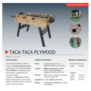 Taca Taca Plywood duradera y elegante