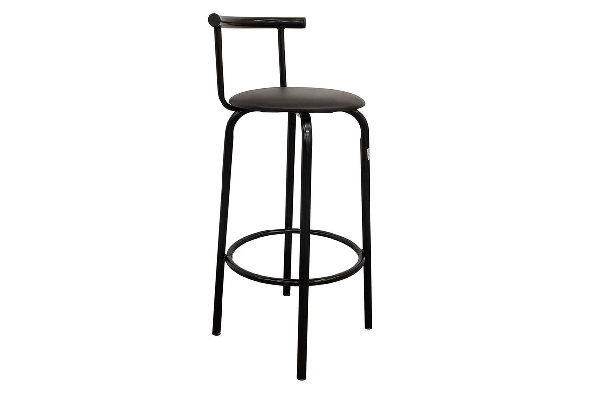 Taburete Negro comodidad y estilo