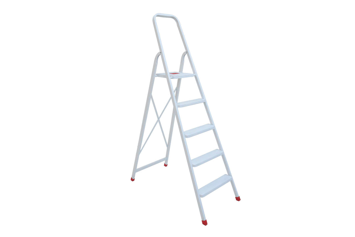 Escalera 5 peldaños durabilidad y resistencia