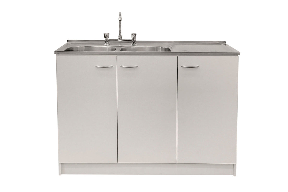 Kit Lavaplatos 120cm Blanco derecho