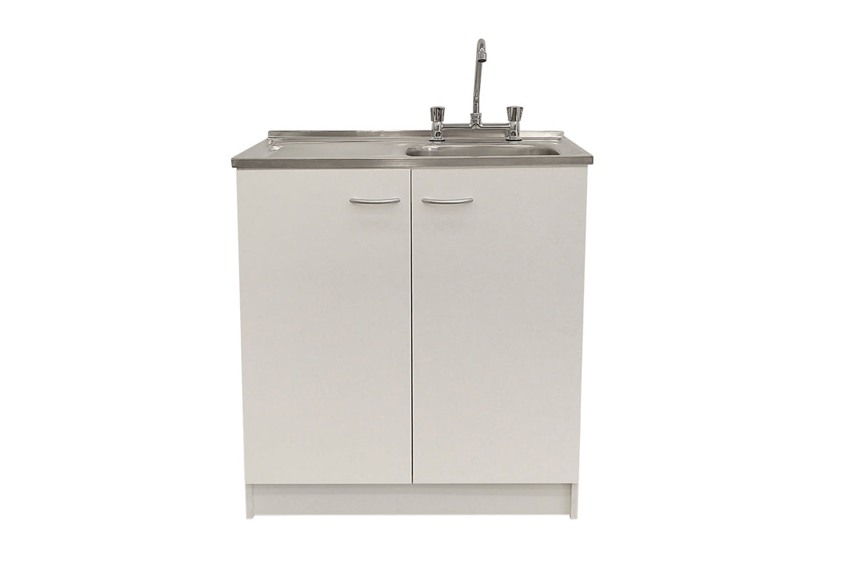 Kit Lavaplatos 80cm Blanco Izquierdo