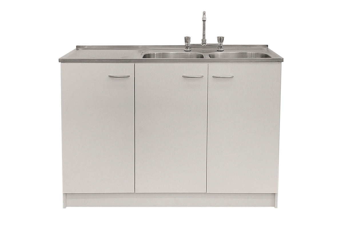 Kit Lavaplatos 120cm Blanco izquierdo