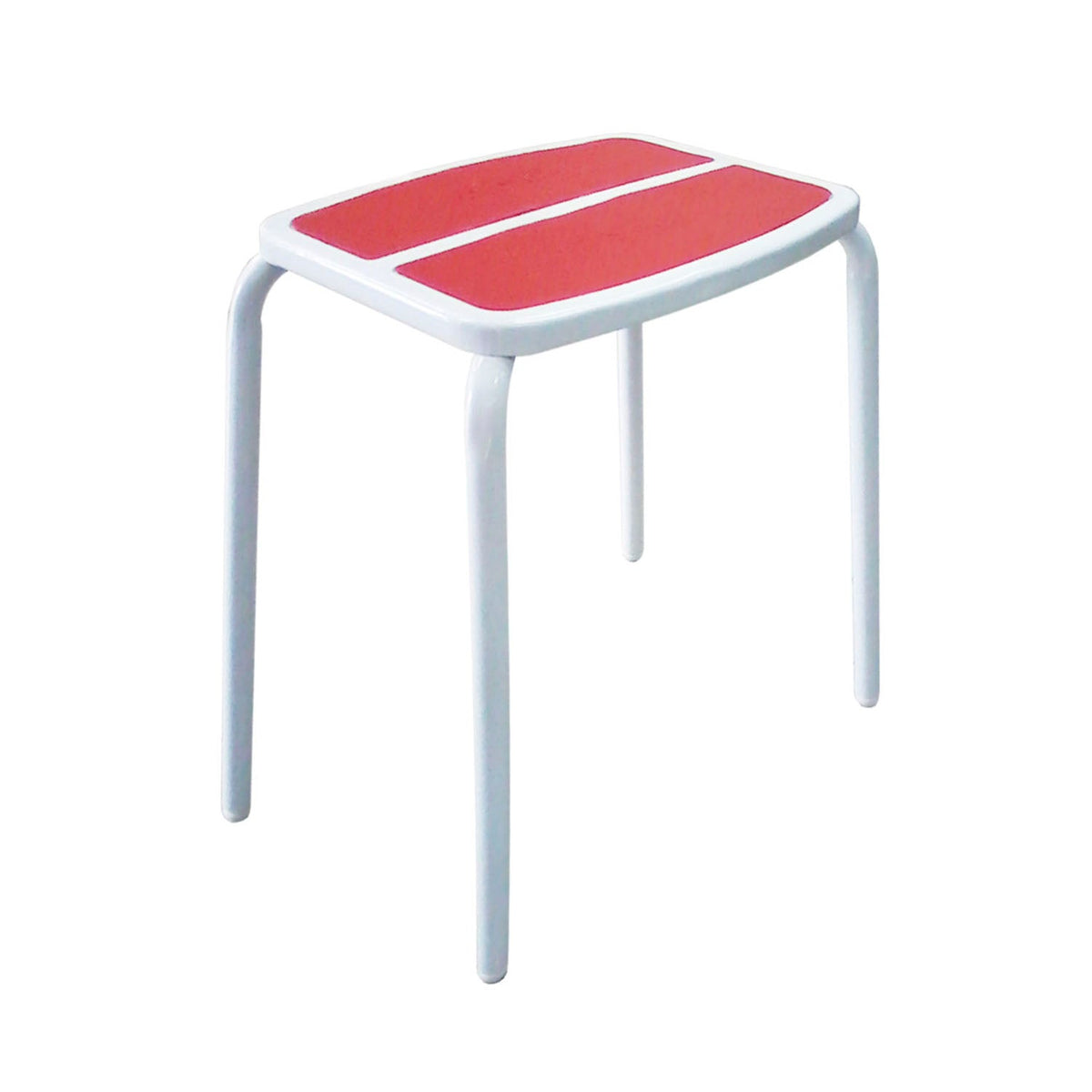 Piso Titán Blanco-Rojo Cómodo y resistente